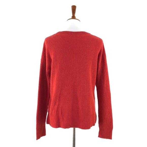 Madewell Chunky Knit Crew Neck Sweater, Medium - Picture 3 of 6